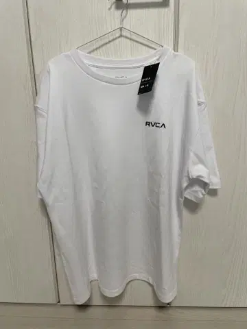 RVCA 화이트 오버사이즈 티셔츠