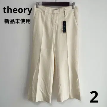 미사용 새상품 theory 팬츠 바지 레이온 9호 일본제