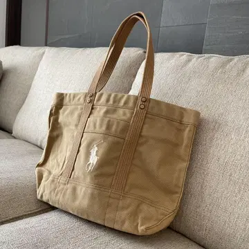 [새상품급] Ralph Lauren Polo 베이지 토트백