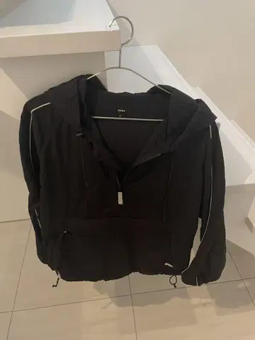 BEAMS 블랙 나일론 자켓 S