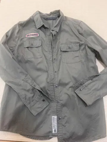 Harley-Davidson 밀리터리 셔츠 자켓 XL