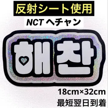 nct127 nctdream 드림쇼 해찬 네임보드