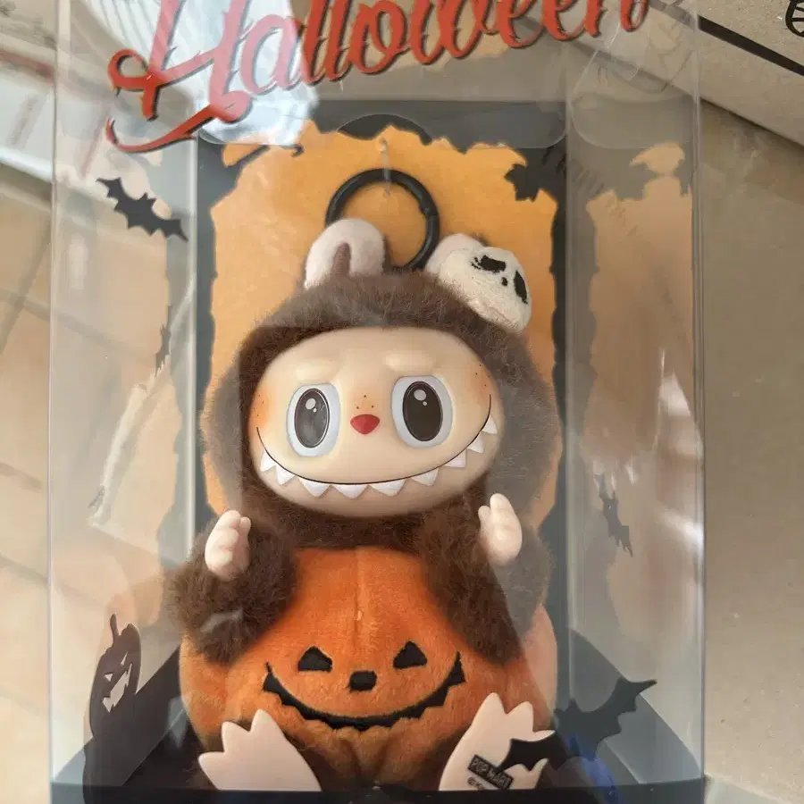 キーホルダー・キーリング Pop Mart Labubu Halloween Party Series Pumpkin Toy Keyring Pop Mart Labubu Halloween Party Series Pumpkin Toy Keyring
