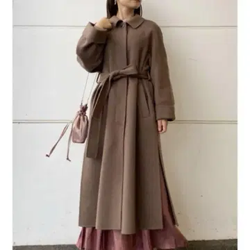 스나이델 스텐 칼라 코트 브라운 0 롱