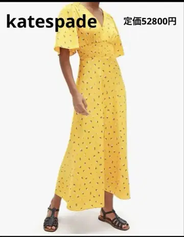 kate spade 꽃무늬 맥시 원피스