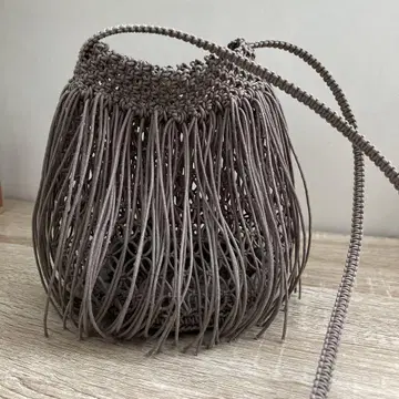 The Bagmati 프린지 미니백*카키