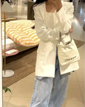 CARLA 카라 Lady handsome jacket (White)