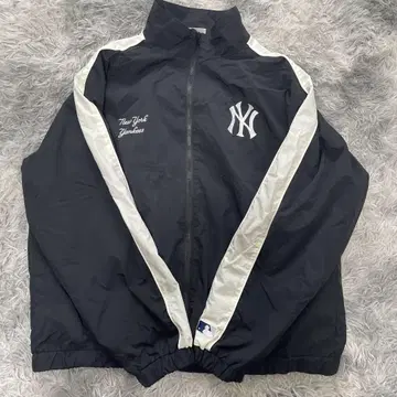 New York Yankees 나일론 자켓 그레이