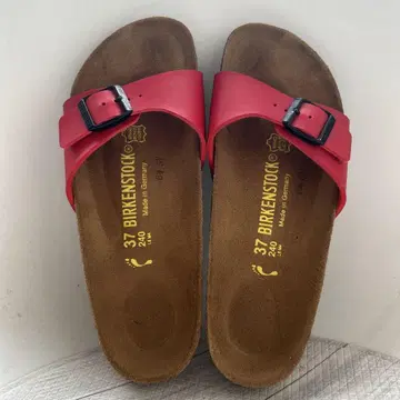 BIRKENSTOCK 빨간색 샌들 37