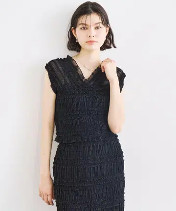 cocodeal 프릴 셔링 오프숄더 상의