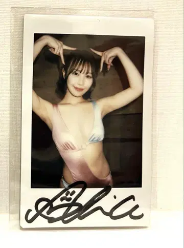 샤쿠 앨리스 [직필] 친필 사인 폴라로이드