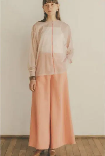 클라네 GEORGETTE LOOSE WIDE PANTS