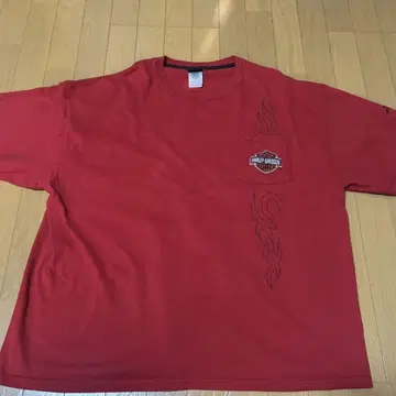 00년대 Hurley Davidson 포켓 티셔츠