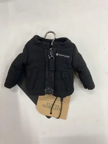snow peak 블랙 다운 자켓 카라비너 포함