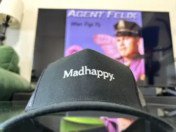 매드해피 Madhappy 스케이트보드 메쉬 캡 블랙