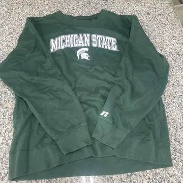 RUSSELL MICHIGAN STATE 긴팔 그린 패션 초특가
