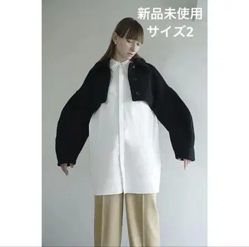 CLANE ROUND SLEEVE SHORT JACKET