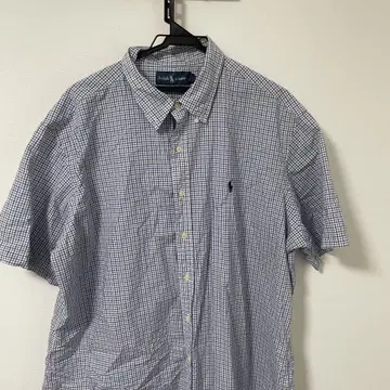 Ralph Lauren 체크 무늬 반팔 셔츠