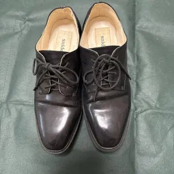 블랙 가죽 캐주얼 슈즈 로퍼
