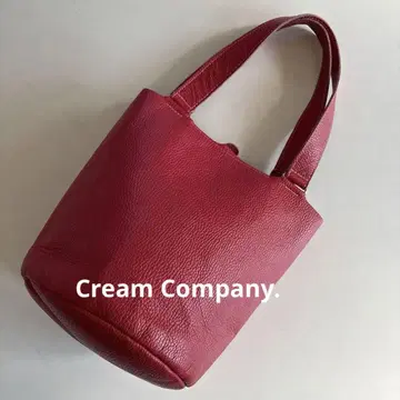 크림 컴퍼니 교토 숄더 겸용! 글로브 레더 미니 토트 핸들 롱