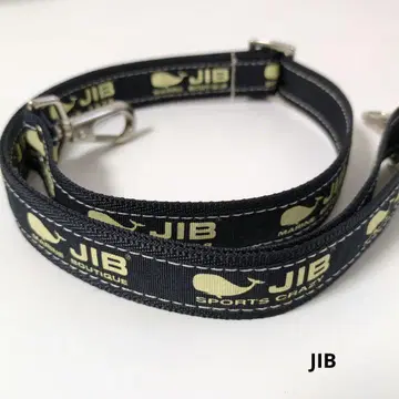 JIB 로고 패턴 숄더 벨트