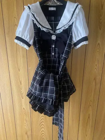LIZLISA 세일러 카라 셋업 반팔