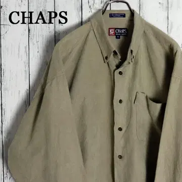 CHAPS 챕스 랄프 로렌 빅 루즈 버튼 다운 셔츠 와이드 소매