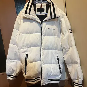 TOMMY HILFIGER 화이트 다운 자켓