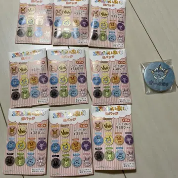 프로젝트 이브이 캔뱃지 전종
