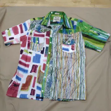 Desigual 멀티 컬러 반팔 셔츠 XXL 사이즈