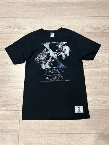 X JAPAN 월드 투어 2017 WE ARE X 티셔츠 M 사이즈