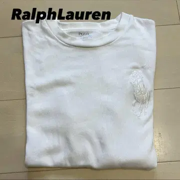 Ralph Lauren 화이트 폴로 셔츠 반팔