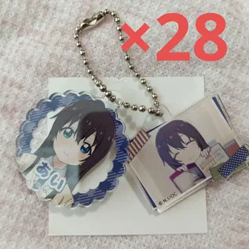 오무로가 유루유리 미와 아이 더블 아크릴 키체인 총 28개