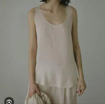 컷오프 큐프라 탱크탑 화이트