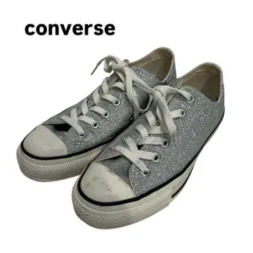 [ M3 ] CONVERSE 실버 글리터 스니커즈