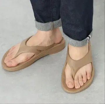 OOFOS 우포스 OOriginal 플립플랍 베이지 26cm