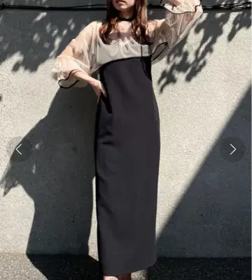 AMERI MANY WAY AIRY VEIL DRESS