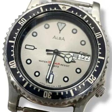 SEIKO 세이코 ALBA 쿼츠 시계 스테인리스 스틸