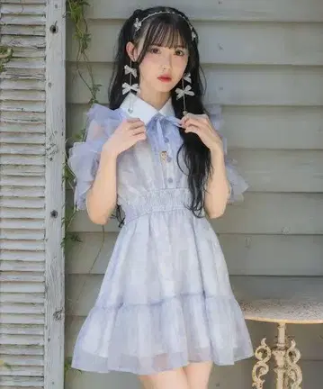 ROJITA 꽃무늬 반팔 미니 원피스