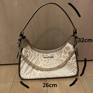MICHAEL KORS 애니멀 프린트 토트백