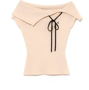 Andmary Amari ribbon tops babypink