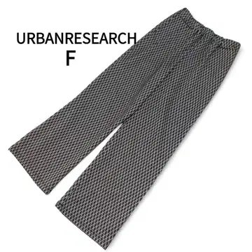 URBANRESEARCH 어반 리서치 자카드 라메 캐주얼 팬츠 F
