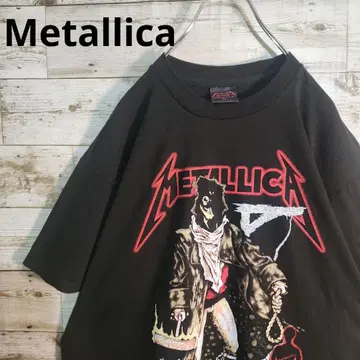 Metallica 메탈리카 밴드 티셔츠 블랙 XL 블랙 패스헤드