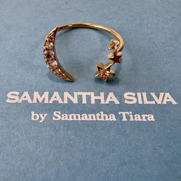 새상품 SAMANTHA SILVA K10 반지 문&스타 핑키 6호