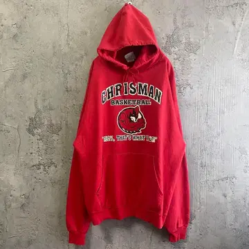 Champion CHRISMAN Print Parka hoodie RED