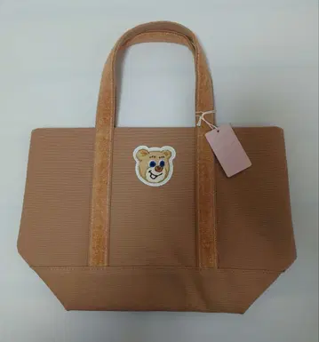 러브라리 바이 페일러 올드 테디 와펜 토트백 (소) 베이지