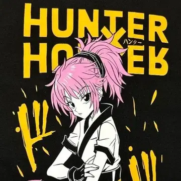 HUNTER x HUNTER 마키 T셔츠 L 블랙 유유백서 히소카 키루아