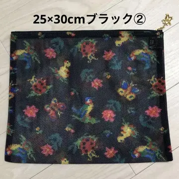 페이러 하이디 메쉬 파우치 블랙 25 x 30cm 2