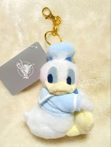 도날드 봉제 인형 키링 DONALD MOKOMOKO BIRTHDAY