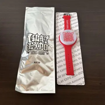 GLAY EXPO 2024-2025 LED 리스트 밴드 라이트 레드